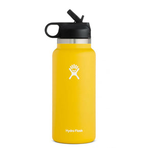 Hydro Flask 32 Oz Water Bottle Wide Mouth | Straw Lid 2.0 Bottle / color Sunflower