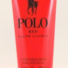 POLO RED by Ralph Lauren 3.4 Oz/100 mL After Shave Balm Travel Size Tube NEW