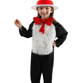 Dr. Seuss - The Cat In The Hat Deluxe Child Costume - Elope / Size XS