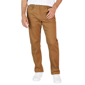 Izod Men's Stretch 5 Pocket Regular Fit Jeans / Color Brown / Inseam 32 in / Size 36 / Size Type Regular