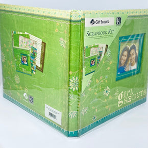 K & Company Girl Scout 12x12 Scrapbook Kit  Books Are Fun, FREE SHIPPING, NEW