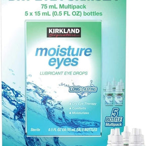 Kirkland Moisture Eyes Lubricant Eye Drops 4 Bottles