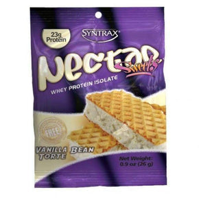 Syntrax Nectar Whey Protein Isolate 1.0 Oz Packs (27 g) 16 Flavors / Flavor Vanilla Bean Torte