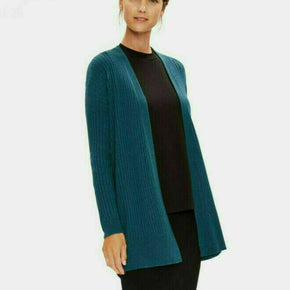 Eileen Fisher New Size XL Blue Spruce Cashmere Cardigan