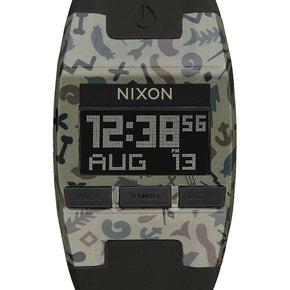 Nixon Comp Khaki Camo Silicone Digital Watch A336-1716 – A336 1716