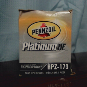 Pennzoil HPZ-173 Platinum HE Oil Filter - For Ford, Cadillac, & Mazda