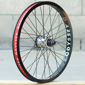 ODYSSEY BMX BIKE VANDERO FRONT OR CLUTCH v2 FREECOASTER BICYCLE WHEEL POLISHED / Options Freecoaster Wheel (LHD)