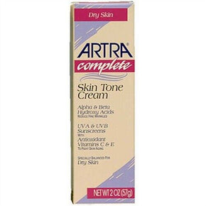 ARTRA Complete Skin Tone Cream, 2 Ounce DRY SKIN  NEW