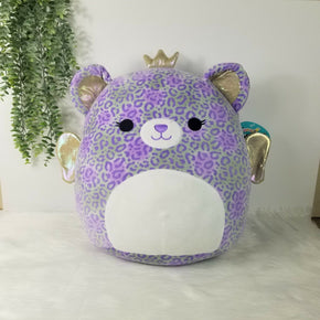🐆🔥New🔥🐆 16" Squishmallow Ashlyn the Purple Fairy Cheetah - Easter Gift