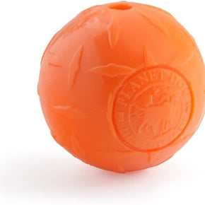 Planet Dog Orbee-Tuff Diamond Plate Orange Treat-Dispensing Dog Toy Large