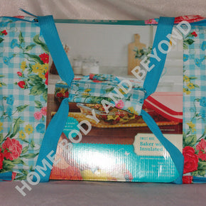 THE PIONEER WOMAN Sweet Rose Baker Baking Dish With Insulated Tote