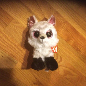 Ty ELLIE the Grey Striped Wolf Beanie Boo 6" - Great wolf Lodge Exclusive NEW