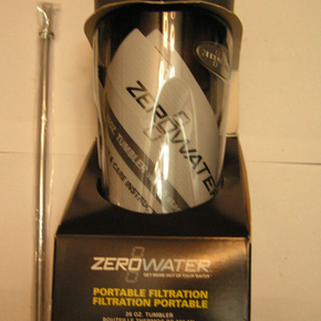 Zero Water Tumbler Portable Filtration 26 OZ EPA Certified ZT-026SCB NEW A236