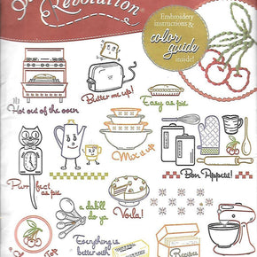 Stticher's Revolution #SR11 Iron-On Embroidery Kitch'n Stitch'n - NEW