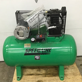 SPEEDAIRE - 4B237 Electric Air Compressor 3 hp 1 Stage Horizontal 30 gal Tank