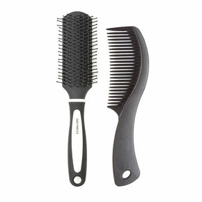 Basicare Hair Styling Duo - Hairdressing Brush & Dressing Comb