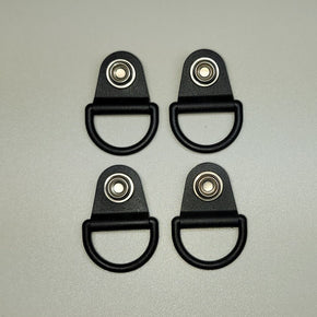 Four Fabcaddy Black D-Ring Hangers Golf Accessories