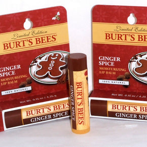 (2 PK) Burt's Bees Ginger Spice Lip Balm Blister, 0.15oz - Boxed Limited Edition
