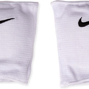 Nike Essential Volleyball Knee Pads DRI-FIT White M/L Contoured Sweat-Wicking