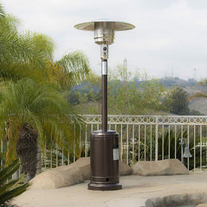 BELLEZE 48,000BTU Premium Outdoor Patio Heater w Wheel LP Propane FREE SHIPPING!