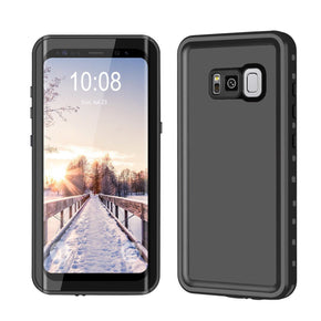 For Samsung Galaxy S8/ S8 Plus Waterproof Case Cover Shockproof Screen Protector / Color Black / Model: For Samsung Galaxy S8 Plus