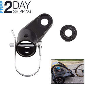 Trailer Coupler Attachment Bike Instep Schwinn Bicycle Angled Elbow Hitch Step