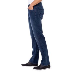 DarkBlue Urban Star Men's Relaxed Fit Straight Jean Man Jeans Denim Dark Blue / Size 36x29