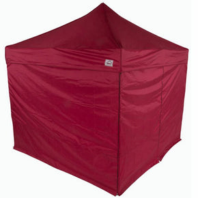 10x10 EZ Pop Up Canopy Tent Sidewalls Zippered 500 Denier Polyester Choose Color / Color Burgundy / Sidewall Solid Wall