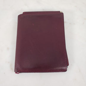 Vintage Gucci Money Clip Wallet Brown Leather Bifold 4"x3"