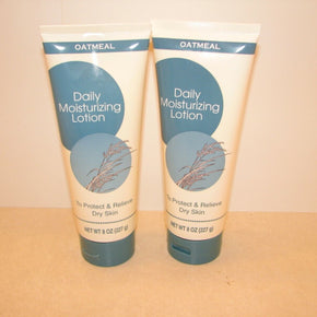 Daily Moisturizing Lotion Oatmeal to protect and relieve dry skin 8 oz 2 pack