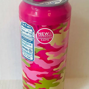 NEW Cool Gear Can Double Wall Insulated Travel Tumbler Cup 16oz Pink Camo