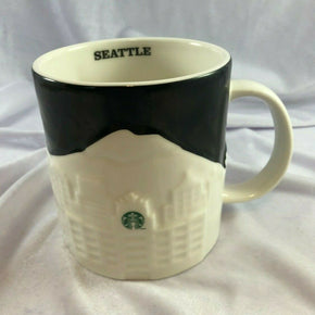 2012 STARBUCKS Seattle Skyline Collector Series City Relief Mug 16oz