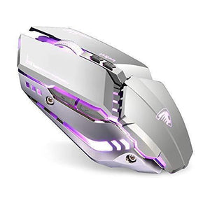 TENMOS T12 Wireless Gaming Mouse Rechargeable, 2.4G Silent Optical Wireless...