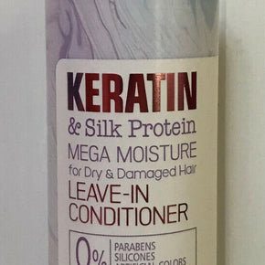 HARBOR CURL KERATIN & SILK PROTEIN MEGA MOISTURE LEAVE-IN CONDITIONER 8.4 OZ