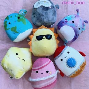 Squishmallow KellyToy Space Squad 8" Bundle Daxxon Cruz Boulder Estrella Rudy