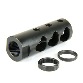 Steel 5/8x24 Thread Muzzle Brake for .308