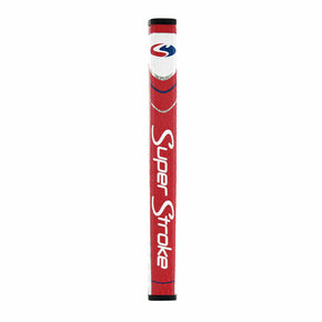 SuperStroke Putter Grips - Legacy Pistol GTR - 3 Sizes - International Colors / Color 1.0 - Red/White/Navy (#P041235)