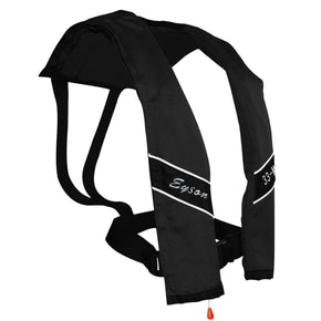 Eyson Slim Inflatable Life Jacket Life Vest PFD Manual / Color Black