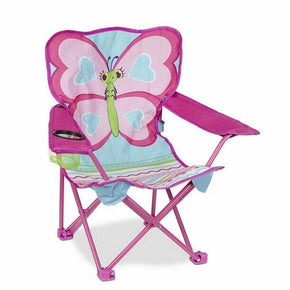 Melissa & Doug Sunny Patch Cutie Pie Butterfly Camp Toddler Camp Outdoor Chair