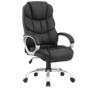 High Back Leather Office Chair Executive Office Desk Task Computer Chair