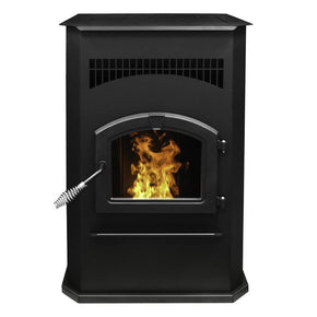 Pleasant Hearth EPA Certified Pellet Stove with 120 lb. Hopper & Auto Ignition