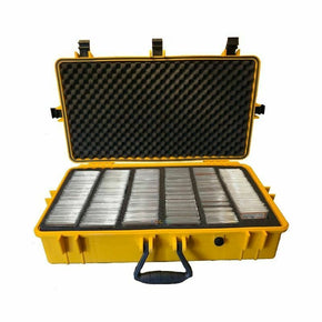 XXL Graded Card Storage Box PSA BGS SGC One Touch Yellow Weatherproof Case