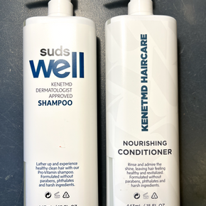 KenetMD Suds Well Shampoo & Nourishing Conditioner 15 oz Each - Hyatt Exclusive