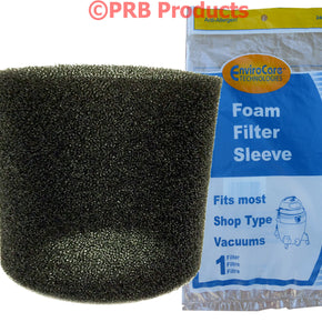 Shop Vac Type CC 9052600 Small Foam Sleeve Wet/Dry Vacuum 1-5 gallon portable / Bulk & Wholesale Pricing 1 Foam sleeve Filter 9058500 VF2001TP #246