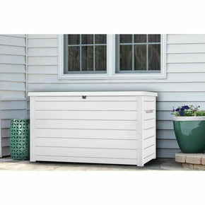 Keter XXL 230 Gallon Plastic Deck Storage Container Box Outdoor Patio Garden