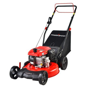 Self Propelled Lawn Mower Powersmart 209CC Engine 21" 3-In-1 Gas w/ 8''Rea/Wheel