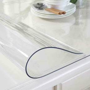 OstepDecor 20" W x 40" L 1.5mm Thick Crystal Clear PVC Table Protector Cover Mat