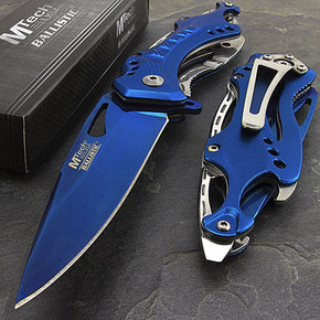 8.25" MTECH USA 2-TONE SPRING ASSISTED TACTICAL FOLDING POCKET KNIFE Open Assist