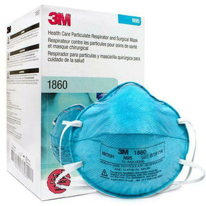 3M N95 1860 Health Care Particulate Respirator Surgical Mask BOX of 20 MASKS NEW