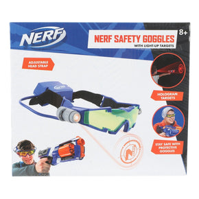 NEW NERF SAFETY GOGGLES Adjustable With Light-Up Targets Night Vision.